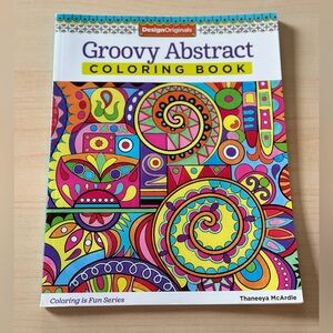 2/$20  | Design Originals | Groovy Abstracts Coloring Book